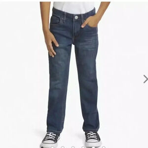 2/30 Levi’s Signature Straight Size 5 Regular Boys Jeans Denim Adjustable Waist